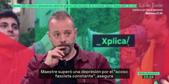 Antonio Maestre, victimiz&aacute;ndose en laSexta que compra su relato fantasioso sobre Vito Quiles.