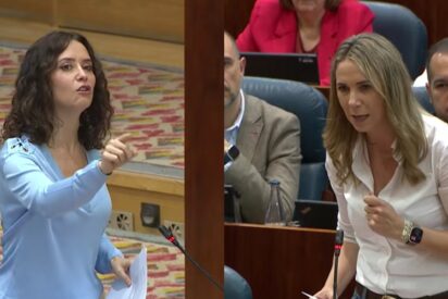 Isabel D&iacute;az Ayuso y Mar Espinar.