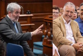 Fernando Clavijo, &Aacute;ngel V&iacute;ctor Torres y Pedro S&aacute;nchez.