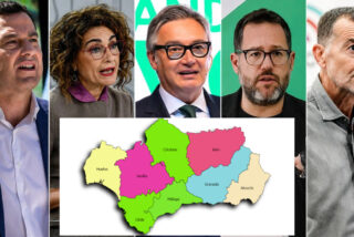 Candidatos 17-M en Andalucía.