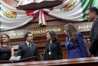 D&iacute;az Ayuso recibe en M&eacute;xico la Medalla de la Libertad de Aguascalientes
