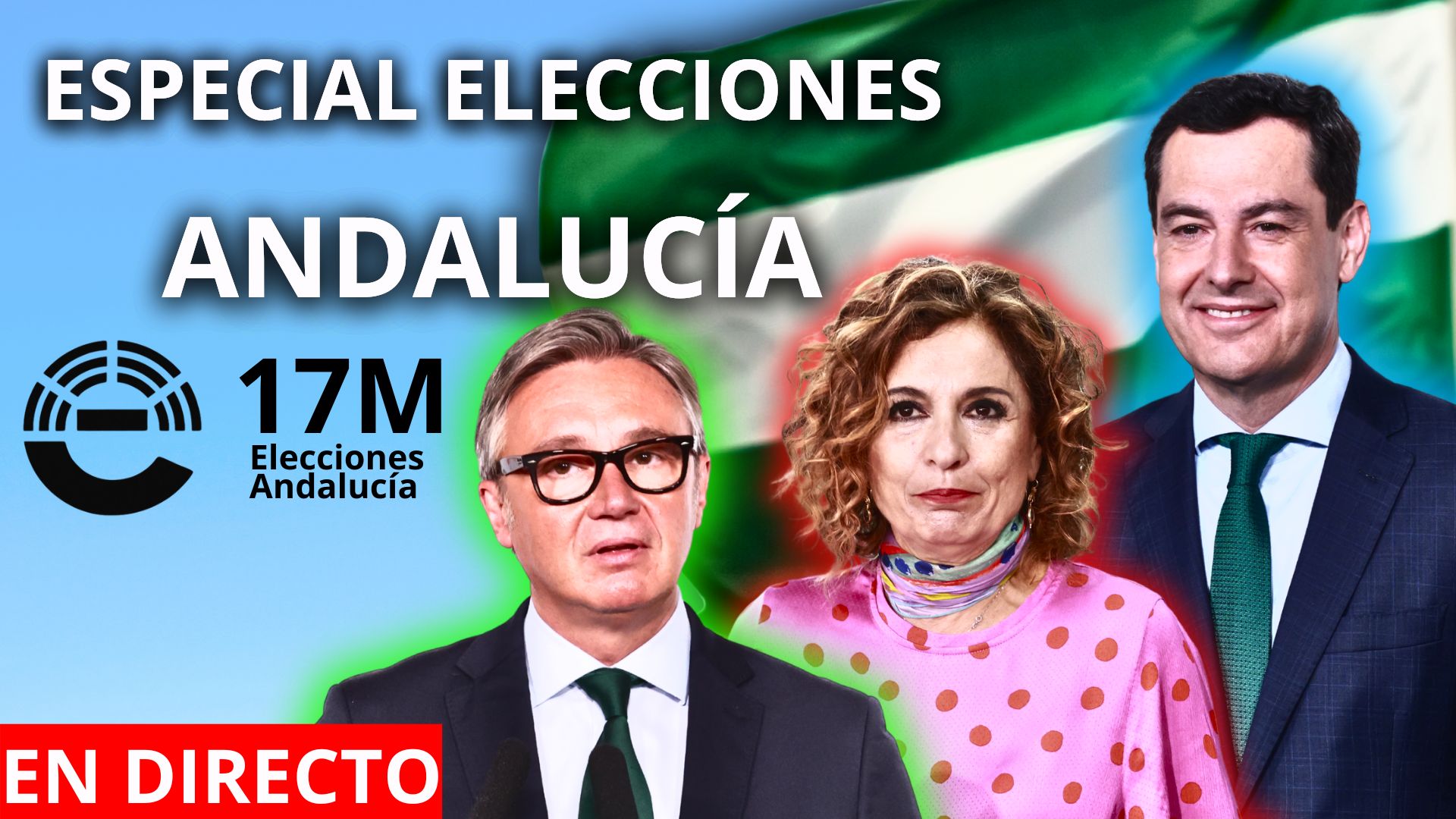 Especial elecciones Andalucía: PP y VOX suman el 55% de los votos, Moreno no logra la absoluta y ‘Chiqui’ Montero hunde al PSOE