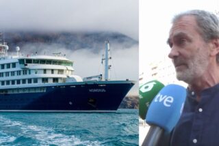 El crucero donde se desat&oacute; el brote de hantavirus y Fernando Sim&oacute;n.