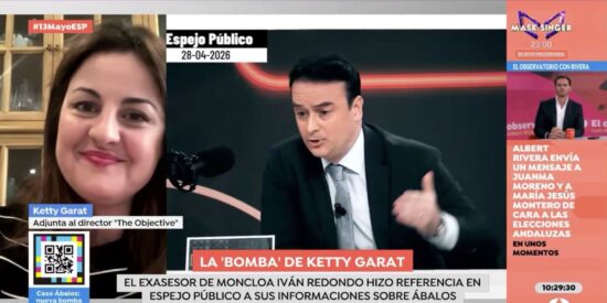Ketty Garat e Iv&aacute;n Redondo.