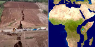 La grieta que esta partiendo África