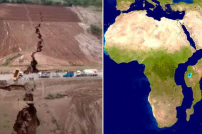 La grieta que esta partiendo África