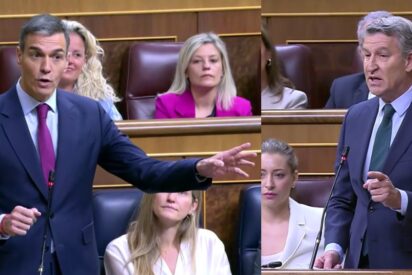 Pedro S&aacute;nchez y Alberto N&uacute;&ntilde;ez Feij&oacute;o.