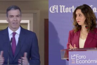 Pedro S&aacute;nchez e Isabel D&iacute;az Ayuso.