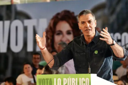 Pedro Sánchez en la campaña andaluza del 17-M
