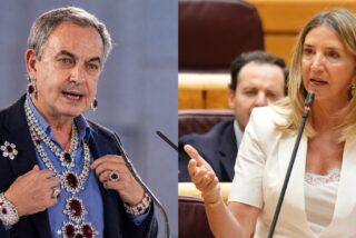 Jos&eacute; Luis Rodr&iacute;guez Zapatero y Alicia Garc&iacute;a (PP).