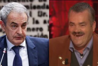Jos&eacute; Luis Rodr&iacute;guez Zapatero y 'El Risitas'.