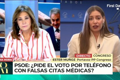Ana Rosa Quintana y Ester Mu&ntilde;oz en 'El programa de Ana Rosa' (Telecinco)