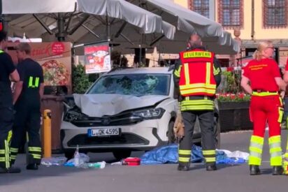 Al menos dos muertos y una veintena de heridos en un atropello masivo en Leipzig