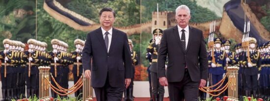 Xi Jinping y Miguel D&iacute;az-Canel