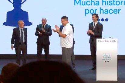 Florentino P&eacute;rez: "Yo soy del Real Madrid, otros quieren que el Real Madrid sea suyo"
