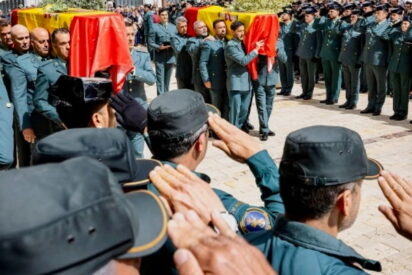 Funeral por los agentes de la Guardia Civil
