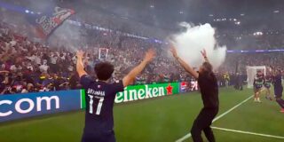 Luis Enrique corona al PSG en Champions y Par&iacute;s arde en manos de los hinchas norteafricanos