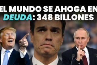 El mundo se ahoga en deuda: 348 billones