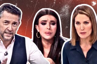 Javier Ruiz, Sarah Santaolalla y Silvia Intxaurrondo 