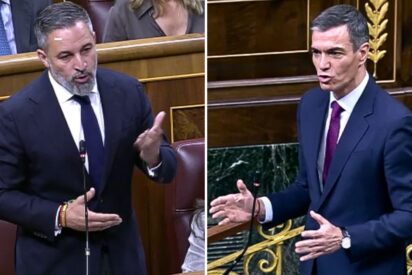 Santiago Abascal, Pedro S&aacute;nchez
