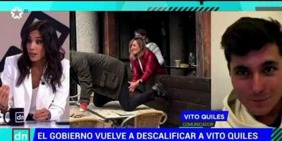Pilar Velasco y Vito Quiles en 'Telemadrid'