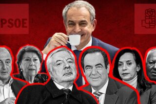 Rodr&iacute;guez Zapatero, Miguel Sebasti&aacute;n, Magdalena &Aacute;lvarez, Jos&eacute; Blanco, Jos&eacute; Bono, Beatriz Corredor y Miguel &Aacute;ngel Moratinos