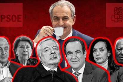 Rodr&iacute;guez Zapatero, Miguel Sebasti&aacute;n, Magdalena &Aacute;lvarez, Jos&eacute; Blanco, Jos&eacute; Bono, Beatriz Corredor y Miguel &Aacute;ngel Moratinos