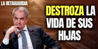 Zapatero... &iexcl;Hundido por destrozar la vida de sus hijas!
