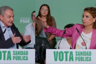 Jos&eacute; Luis Rodr&iacute;guez Zapatero y Mar&iacute;a Jes&uacute;s Montero.