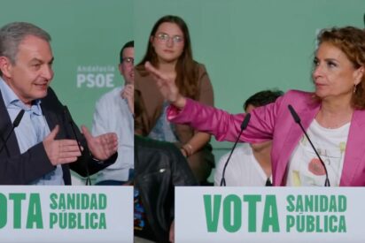 Jos&eacute; Luis Rodr&iacute;guez Zapatero y Mar&iacute;a Jes&uacute;s Montero.