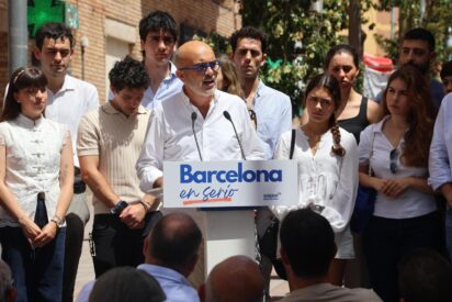 Sirera inaugura la primera oficina municipal del PP en Nou Barris y reclama pistolas t&aacute;ser para la Guardia Urbana