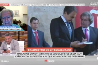 C&eacute;sar Antonio Molina y Chema Crespo.