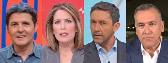 Jes&uacute;s Cintora, Silvia Intxaurrondo, Javier Ruiz y Xabier Fortes.