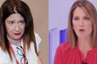 Leire D&iacute;ez y Silvia Intxaurrondo.