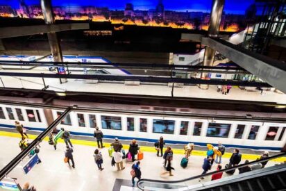 Metro de Madrid se prepara para una alta demanda por la visita del Papa y los conciertos de Bad Bunny