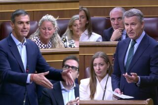 Pedro S&aacute;nchez y Alberto N&uacute;&ntilde;ez Feij&oacute;o.