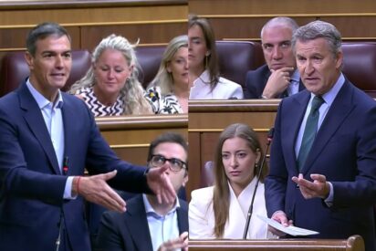 Pedro S&aacute;nchez y Alberto N&uacute;&ntilde;ez Feij&oacute;o.