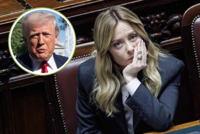 Trump y Meloni.