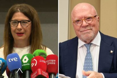 Leire D&iacute;ez y Jos&eacute; Manuel Villarejo