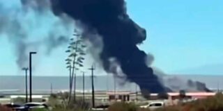 Tragedia en California: un B-52 se estrella y deja ocho militares fallecidos