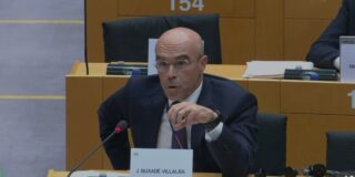 Buxad&eacute; en comisi&oacute;n en el Parlamento Europeo. 