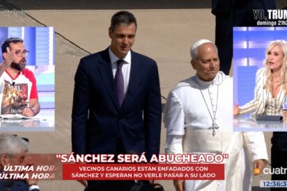 Paco &Aacute;lvarez y Cristina Cifuentes en 'En boca de todos' (Cuatro)