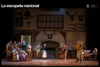 La misma escopeta ahora en teatro