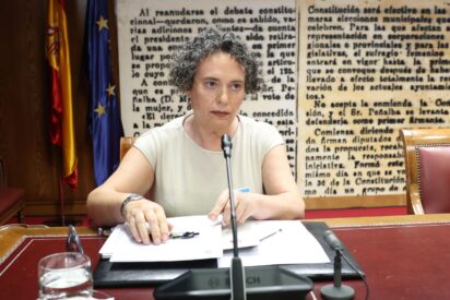 La administrativa del expresidente del Gobierno Jos&eacute; Luis Rodr&iacute;guez Zapatero, Mar&iacute;a Gertrudis Alc&aacute;zar Jim&eacute;nez, comparece ante la Comisi&oacute;n de Investigaci&oacute;n de las deficiencias y presuntas irregularidades en la gesti&oacute;n de la SEPI