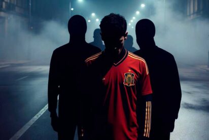 Tres facinerosos abertzales agreden a un joven en Vitoria para que se quite la camiseta de la Selecci&oacute;n de Espa&ntilde;a