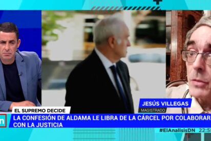 Jes&uacute;s Villegas, magistrado, en 'El an&aacute;lisis: Diario de la Noche' (Telemadrid)