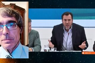 El juez Villegas deja a la altura del bet&uacute;n al falt&oacute;n &Oacute;scar Puente tras sus insultos, e Iker Jim&eacute;nez asiente
