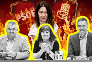 Los mensajes entre Cristina Narbona y Leire D&iacute;ez eliminan el cortafuegos Santos Cerd&aacute;n y deja 'desnudo' a Pedro S&aacute;nchez