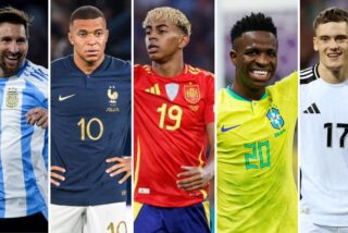 Messi, Mbapp&eacute;, Lamine, Vinicius, Wirtz