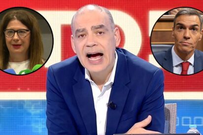 Leire D&iacute;ez, Nacho Abad y Pedro S&aacute;nchez 